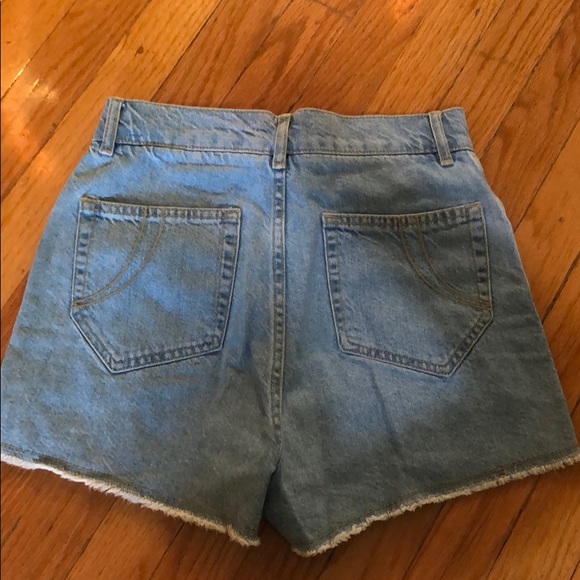 Maje Ilion high-rise denim shorts - Picture 6 of 6